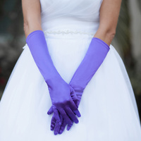 MEDIUM SATIN GLOVES